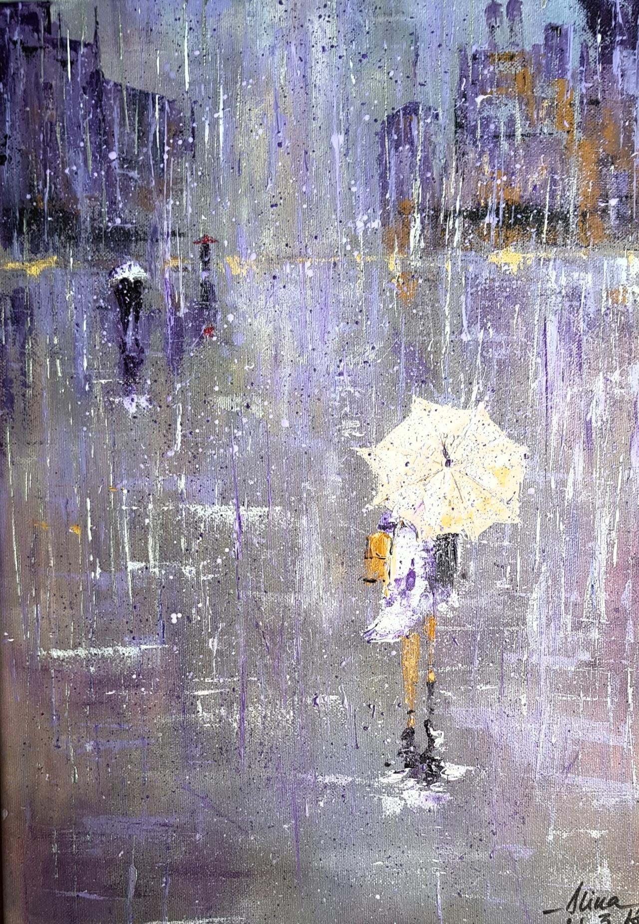 ArteDiAlina.com painting: purple rain